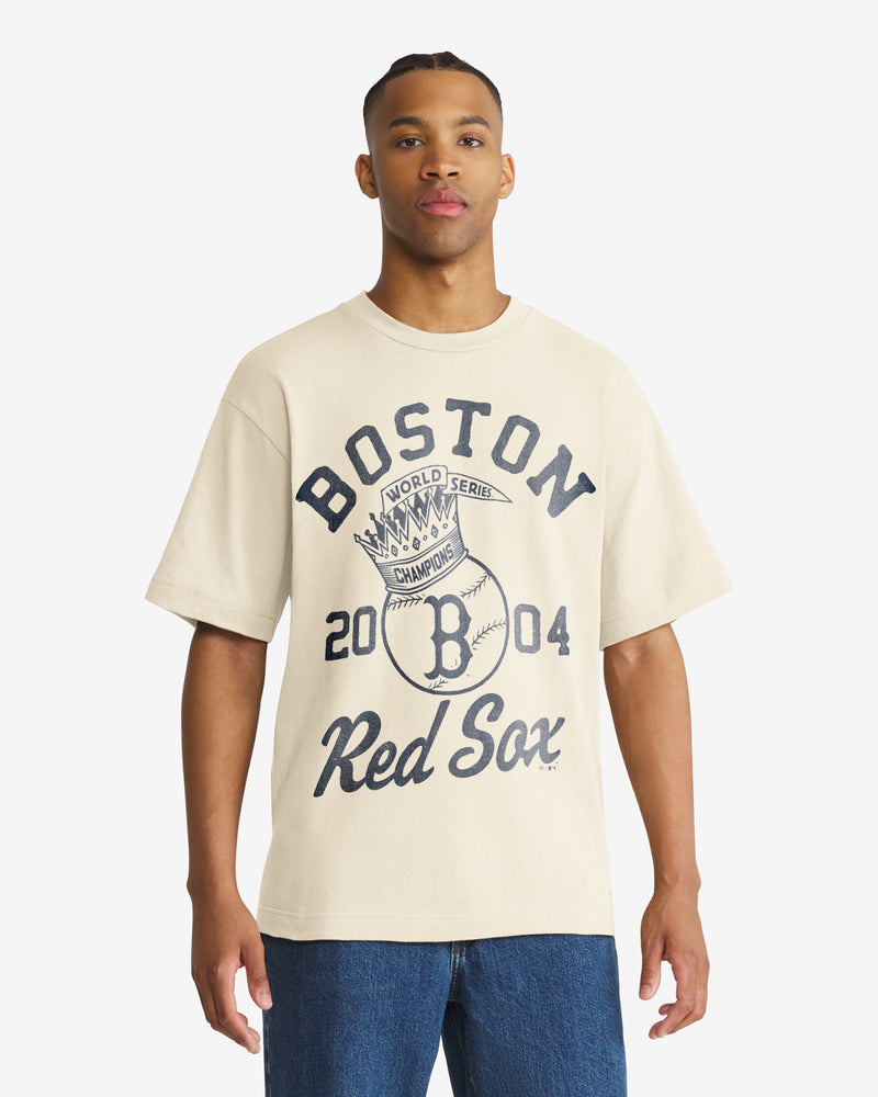 BOSTON RED SOX COOPERSTOWN WORLD SERIES CROWNED '47 FOUNDATION TEE