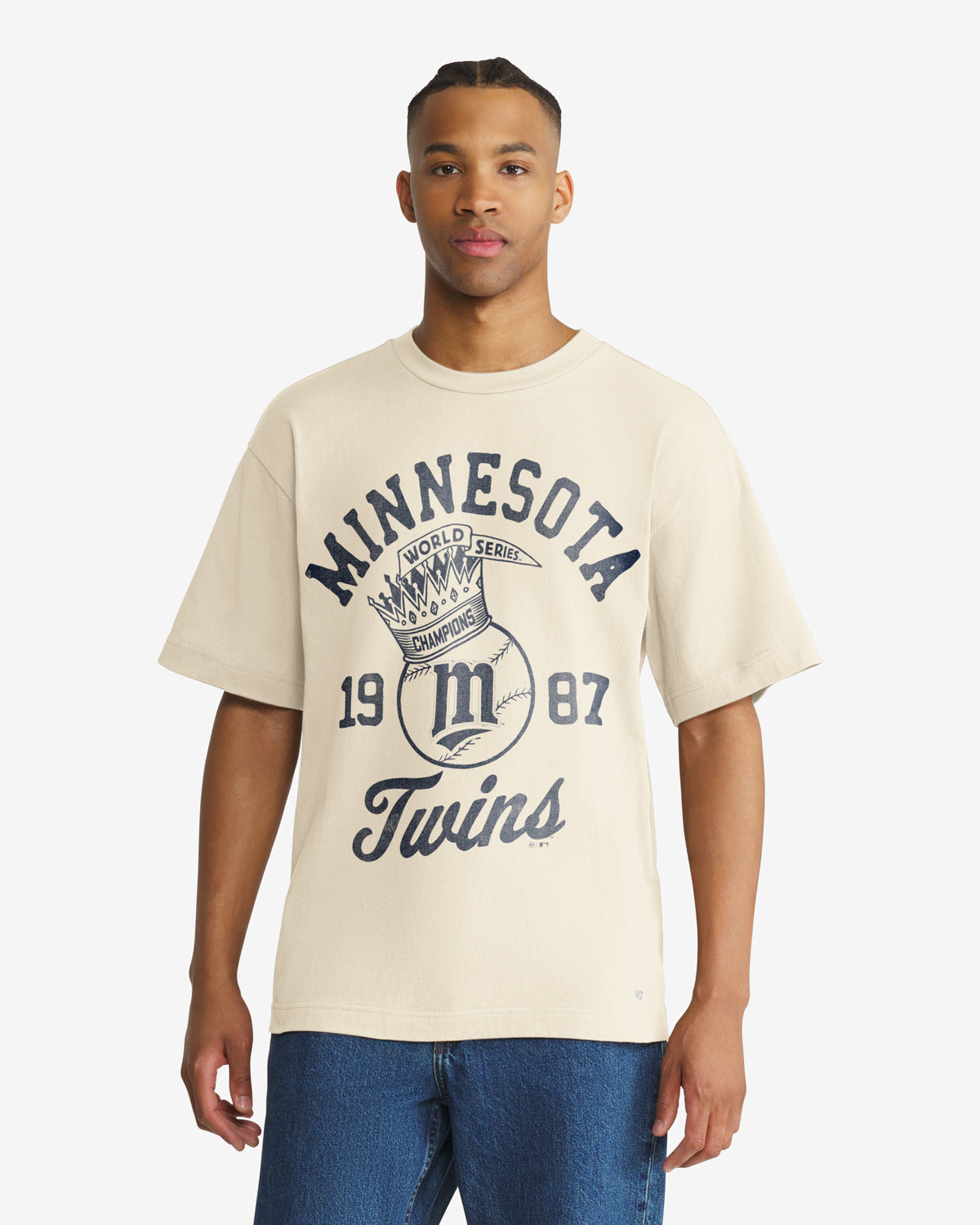 MINNESOTA TWINS COOPERSTOWN WORLD SERIES CROWNED '47 FOUNDATION TEE