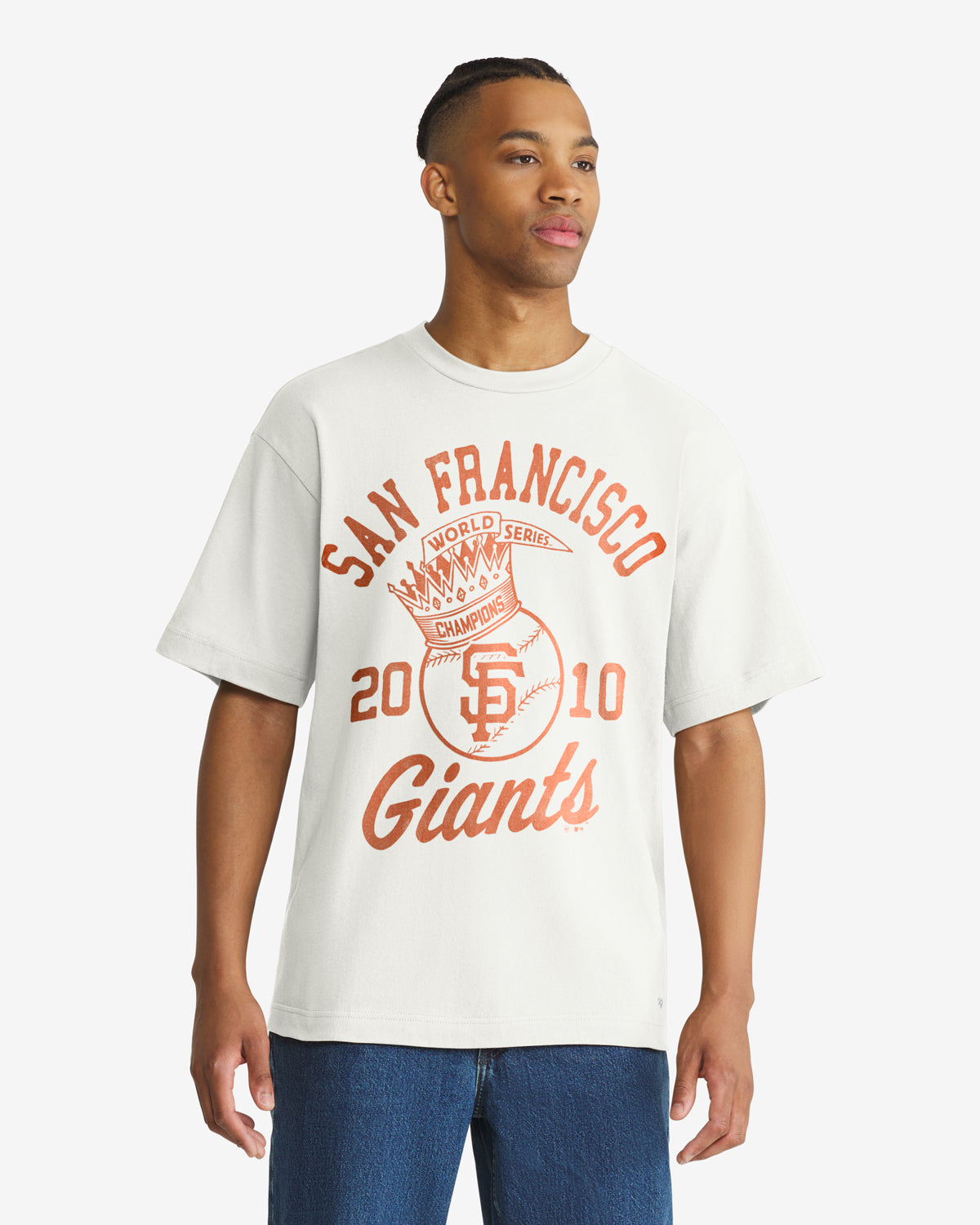 SAN FRANCISCO GIANTS COOPERSTOWN WORLD SERIES CROWNED '47 FOUNDATION TEE