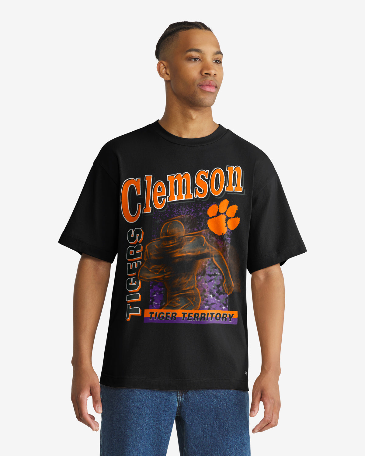 CLEMSON TIGERS SPEED BURST '47 FOUNDATION TEE