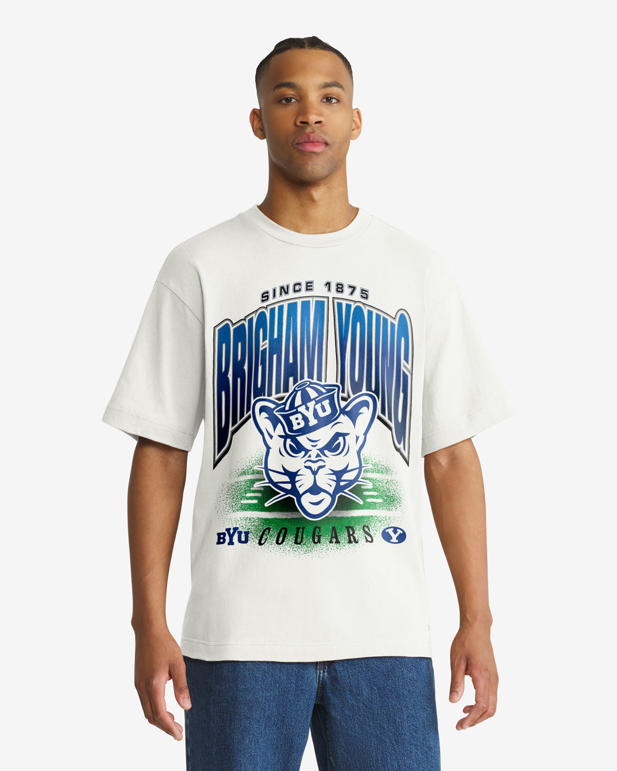 BRIGHAM YOUNG COUGARS TEAM FLEX '47 FOUNDATION TEE