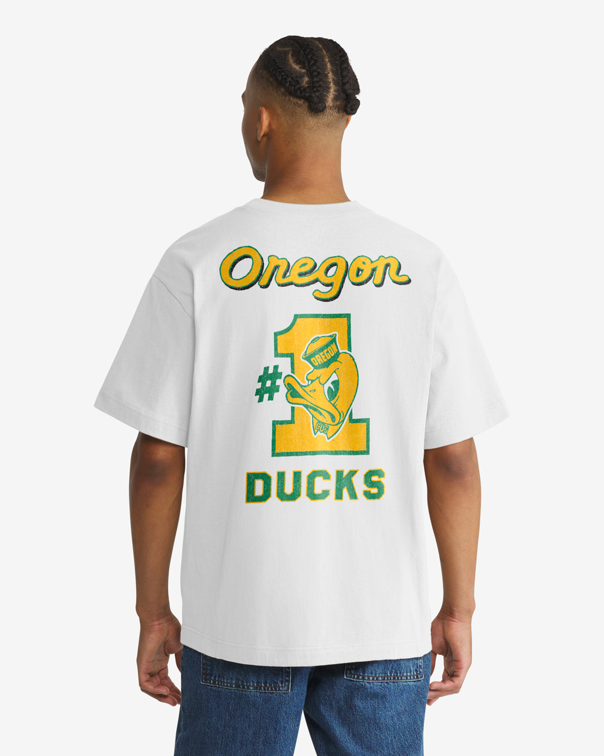 OREGON DUCKS VINTAGE CAMPUS MASCOT BACKER '47 FOUNDATION TEE