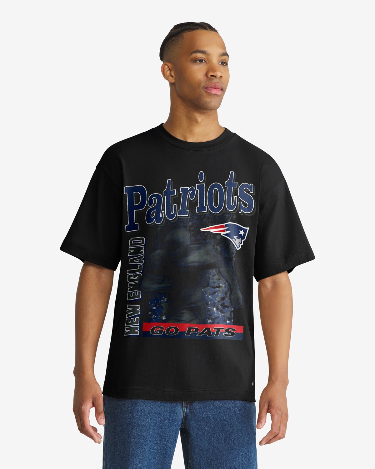 NEW ENGLAND PATRIOTS SPEED BURST '47 FOUNDATION TEE