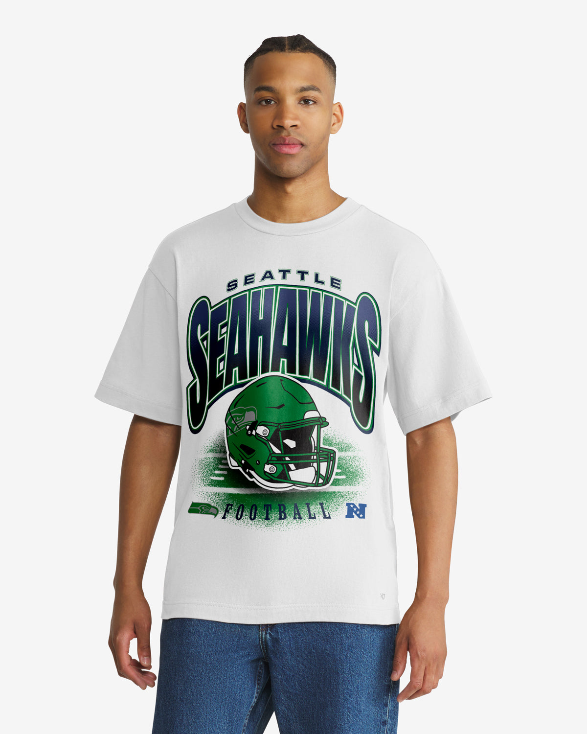 SEATTLE SEAHAWKS RIVALRY TEAM FLEX '47 FOUNDATION TEE