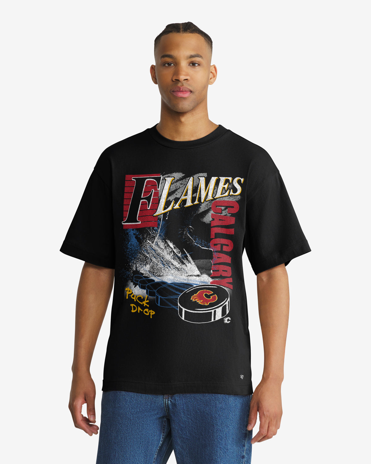 CALGARY FLAMES FRESH ICE '47 FOUNDATION TEE