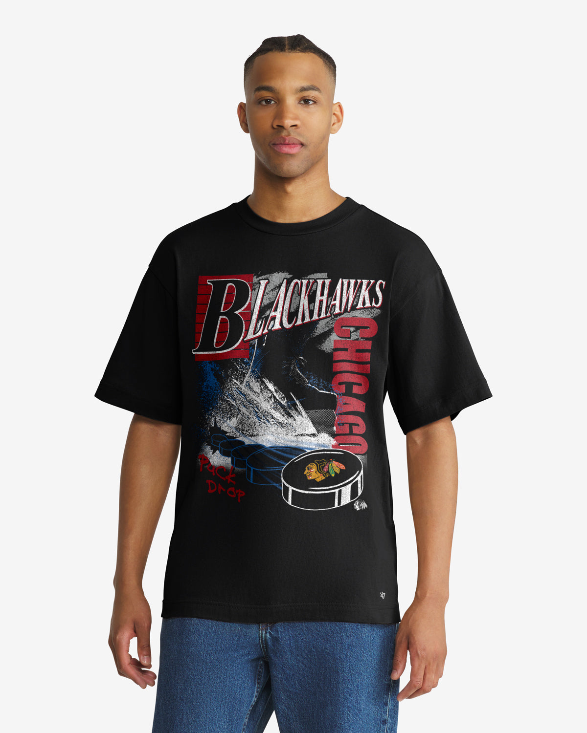 CHICAGO BLACKHAWKS FRESH ICE FOUNDATION TEE MEN