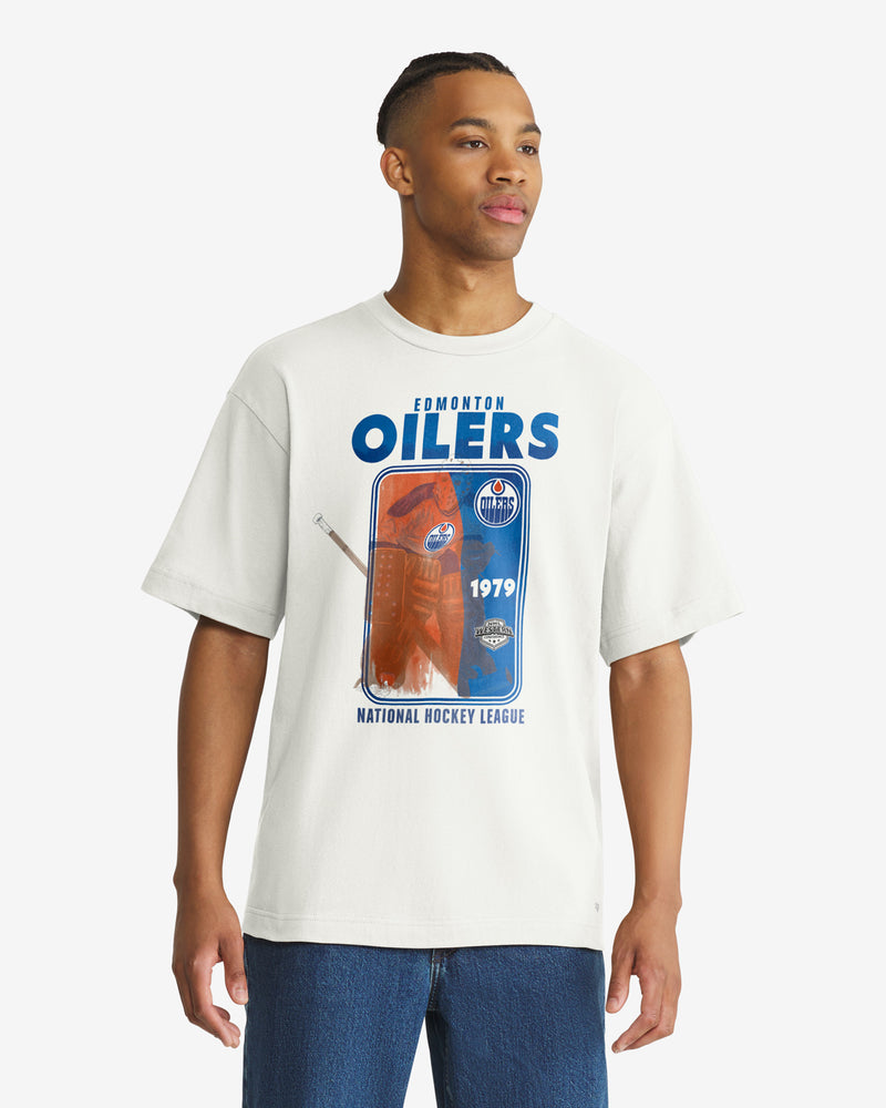 EDMONTON OILERS PLAYBRUSH '47 FOUNDATION TEE