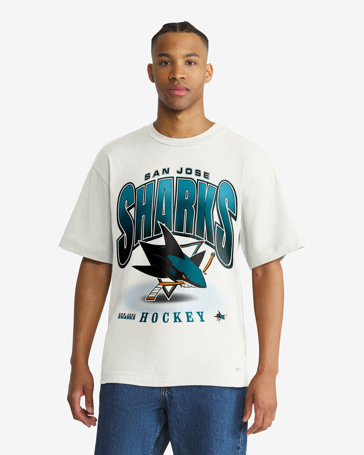 SAN JOSE SHARKS TEAM FLEX '47 FOUNDATION TEE