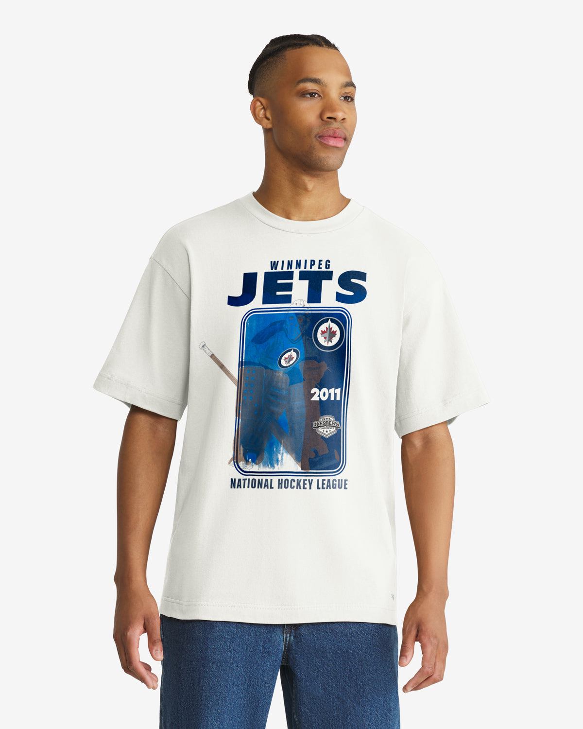 WINNIPEG JETS PLAYBRUSH '47 FOUNDATION TEE