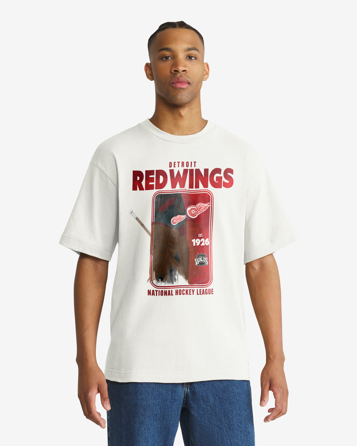 DETROIT RED WINGS VINTAGE PLAYBRUSH '47 FOUNDATION TEE