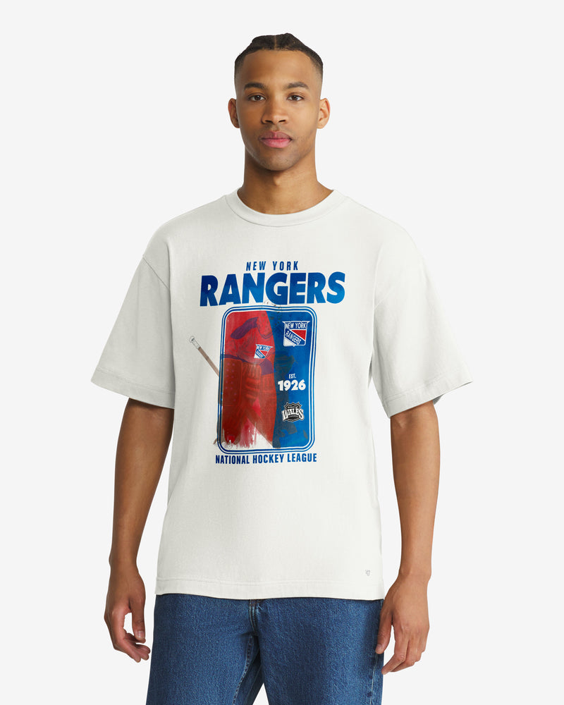 NEW YORK RANGERS VINTAGE PLAYBRUSH '47 FOUNDATION TEE