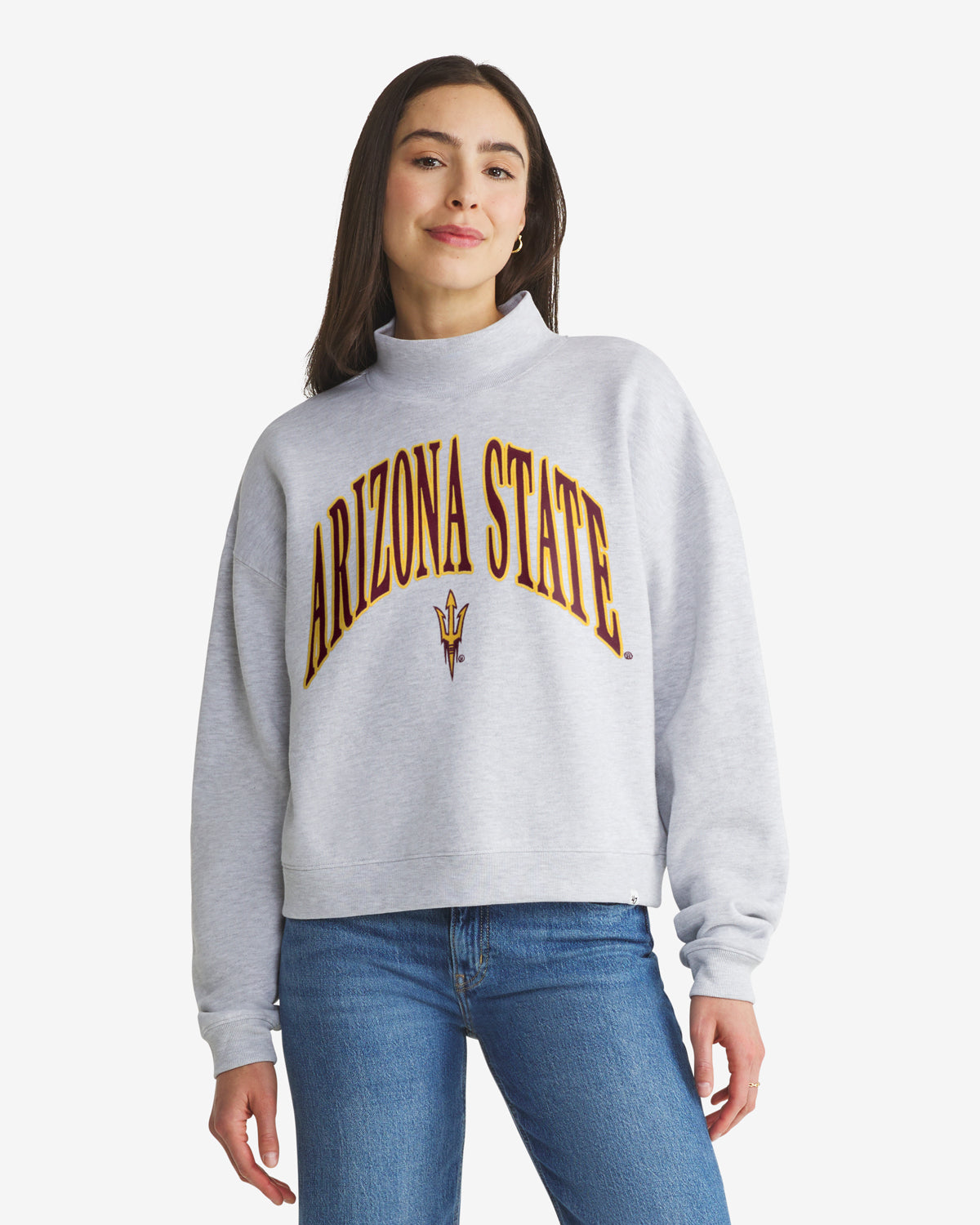 ARIZONA STATE SUN DEVILS ASU VANTAGE '47 WOMEN'S MOCK NECK PULLOVER