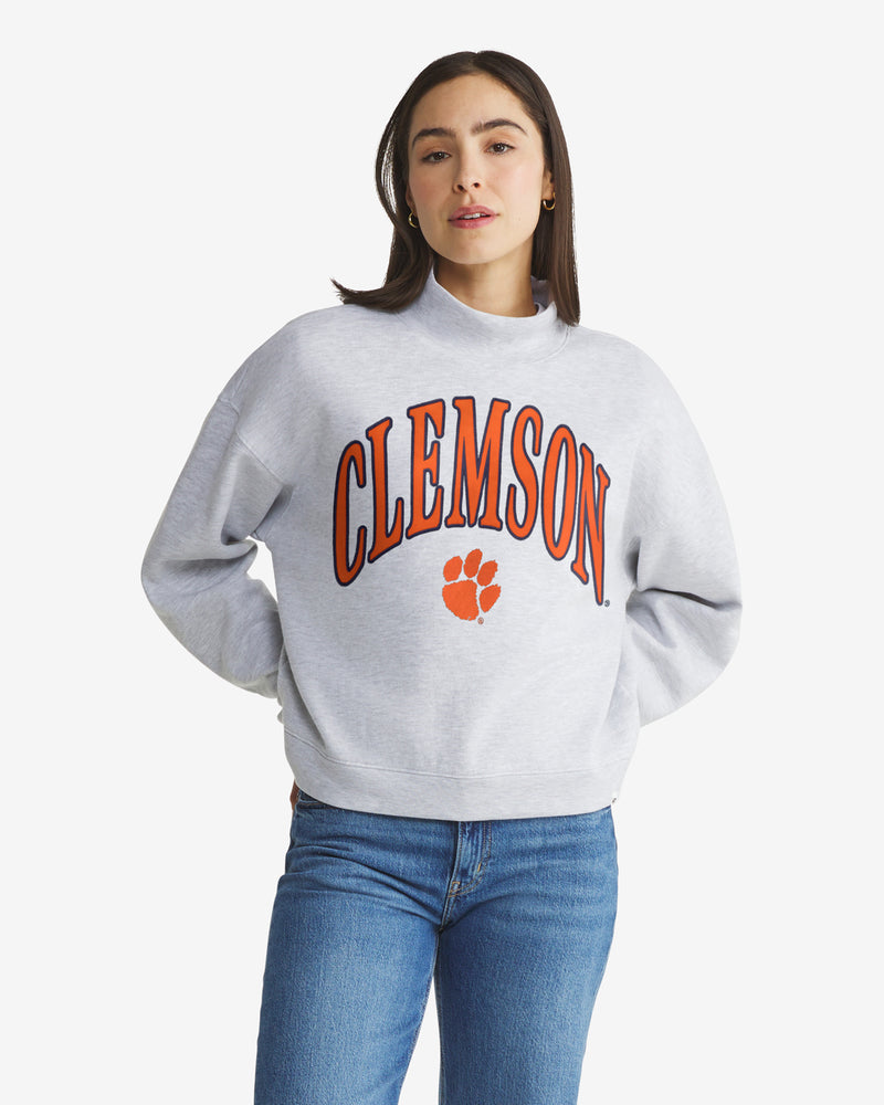 CLEMSON TIGERS VANTAGE '47 WOMEN'S MOCK NECK PULLOVER
