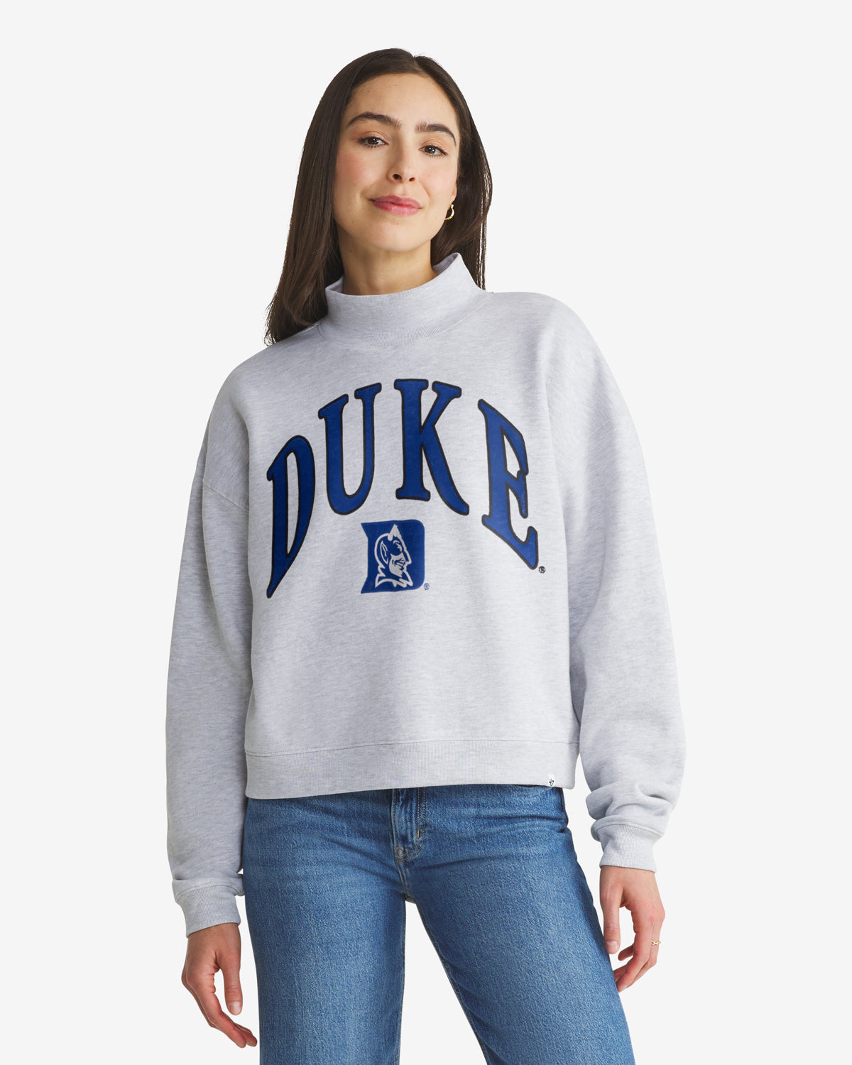 Duke Blue Devils Vantage '47 Women's Mock Neck Pullover
