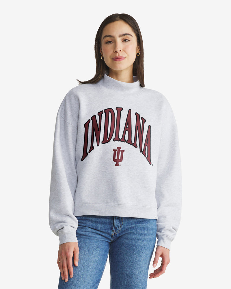 Indiana Hoosiers Vantage '47 Women's Mock Neck Pullover