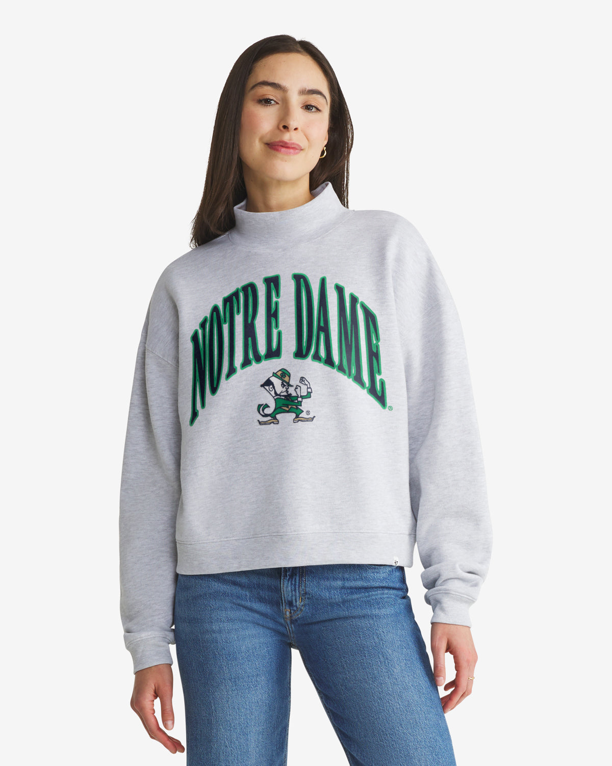 Notre Dame Fighting Irish Vantage '47 Women's Mock Neck Pullover