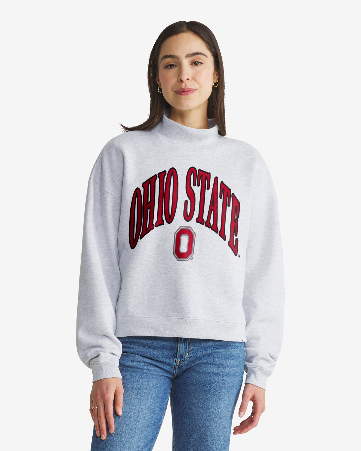 Ohio State Buckeyes Vantage '47 Women's Mock Neck Pullover