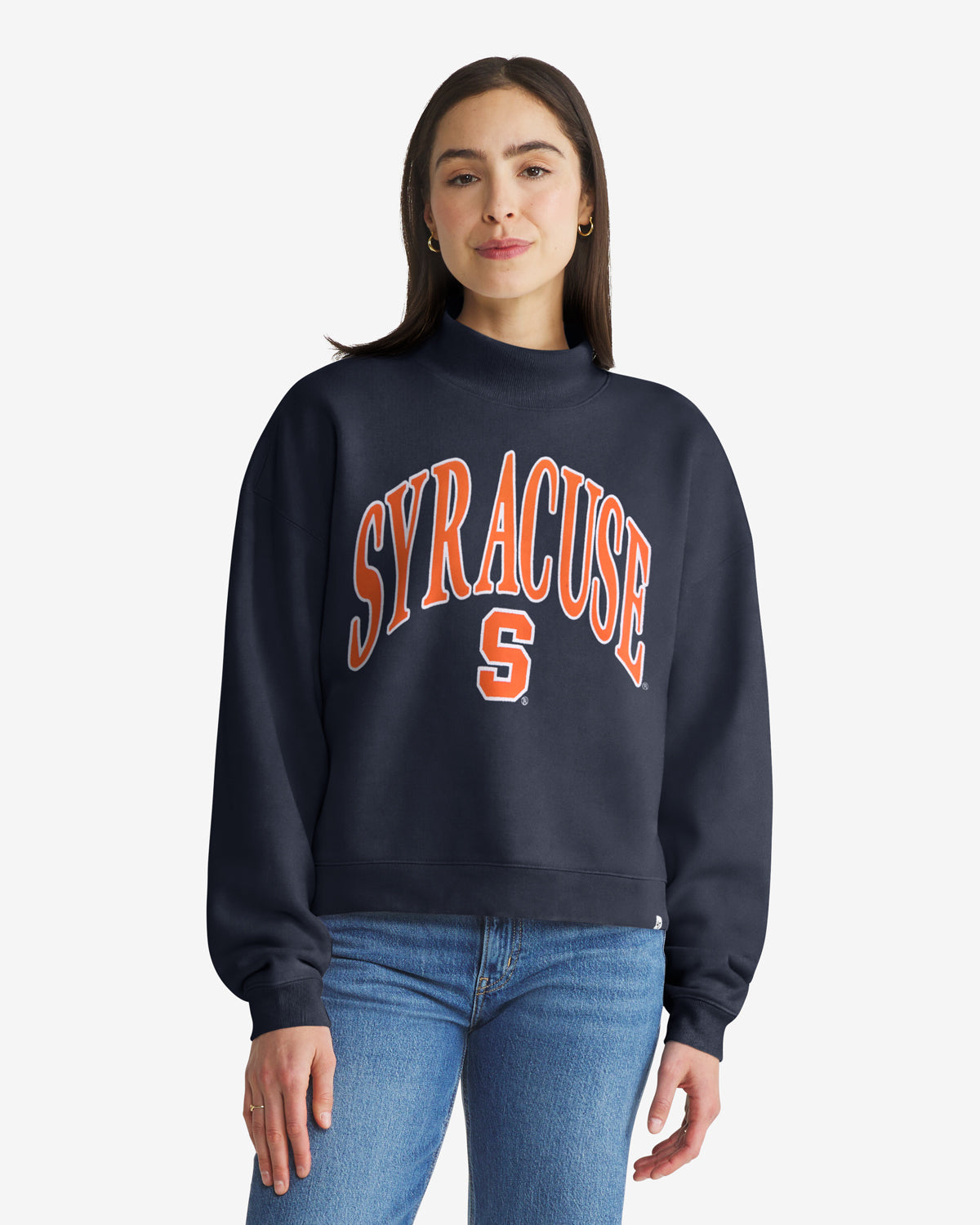 SYRACUSE ORANGE VANTAGE '47 WOMEN'S MOCK NECK PULLOVER