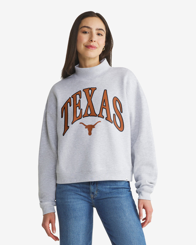 Texas Longhorns Vantage '47 Women's Mock Neck Pullover