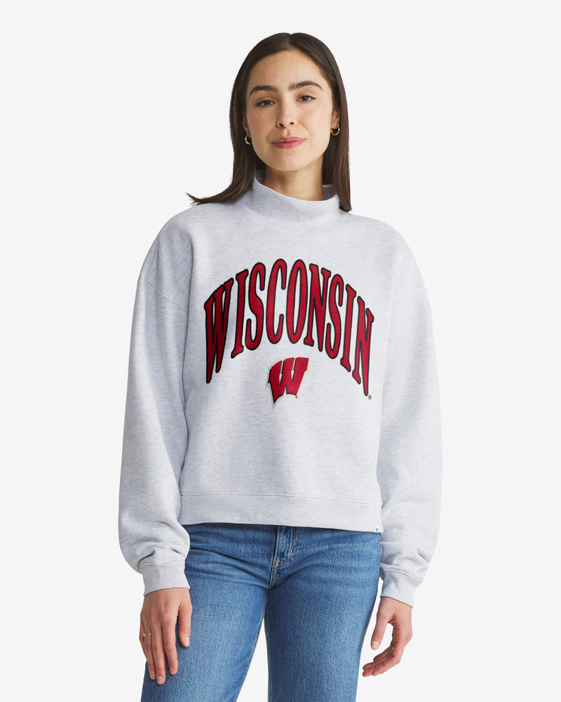 Wisconsin Badgers Vantage '47 Women's Mock Neck Pullover