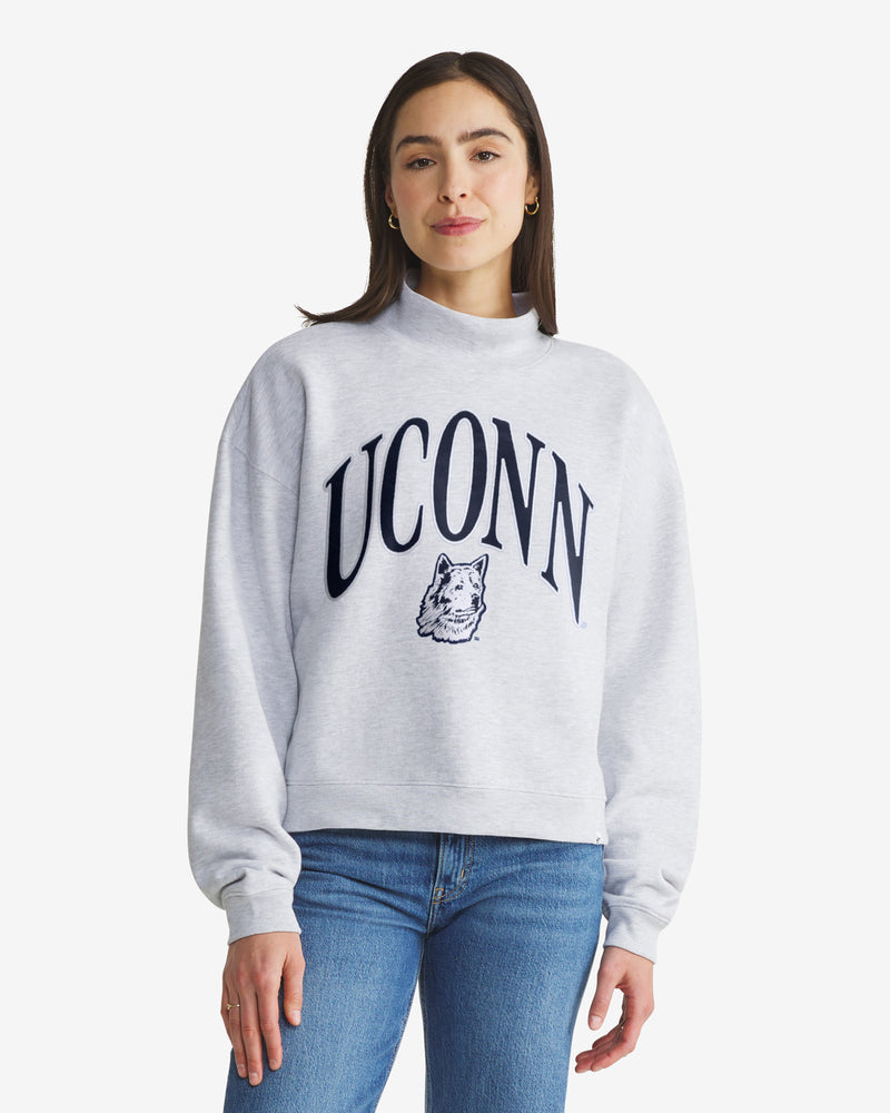 Connecticut Huskies UConn Vantage '47 Women's Mock Neck Pullover