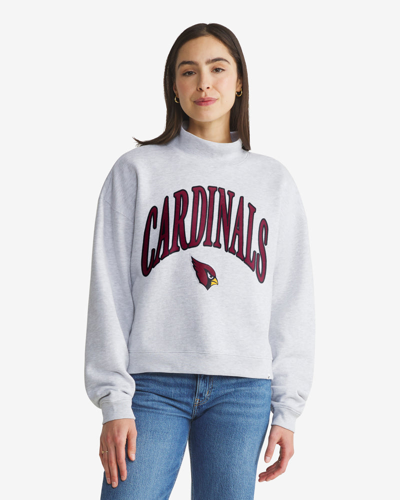 ARIZONA CARDINALS VANTAGE '47 WOMEN'S MOCK NECK PULLOVER
