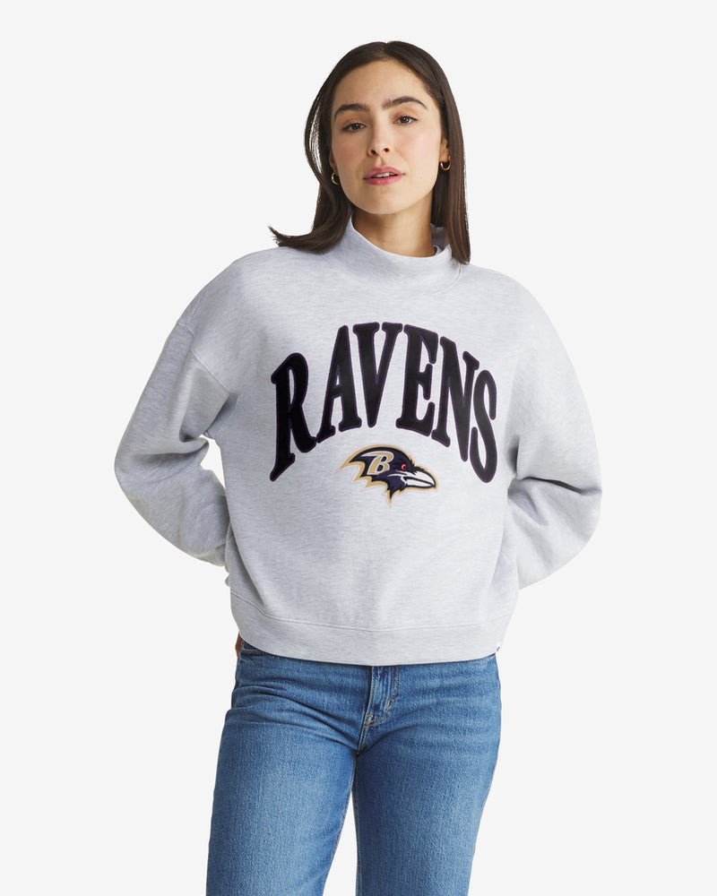 Baltimore Ravens Vantage '47 Mock Neck Pullover Womens