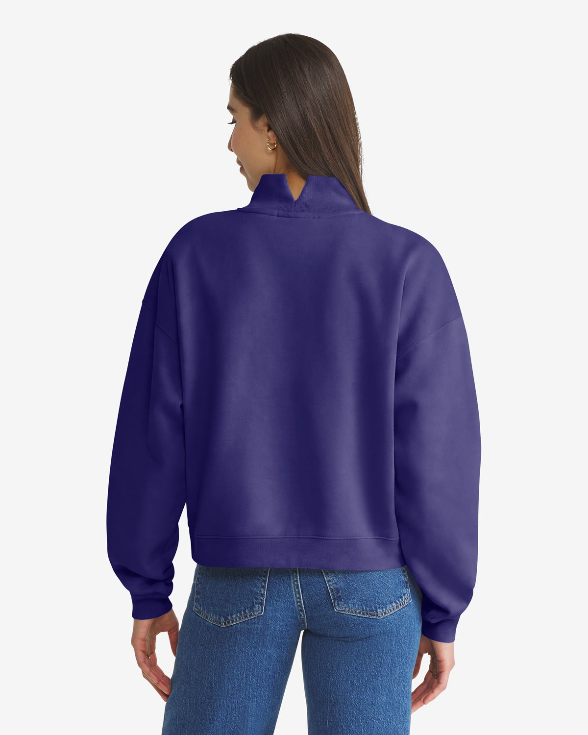 BALTIMORE RAVENS VANTAGE '47 WOMEN'S MOCK NECK PULLOVER
