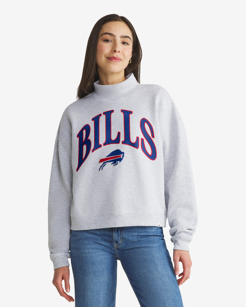 Buffalo Bills Vantage '47 Mock Neck Pullover Womens