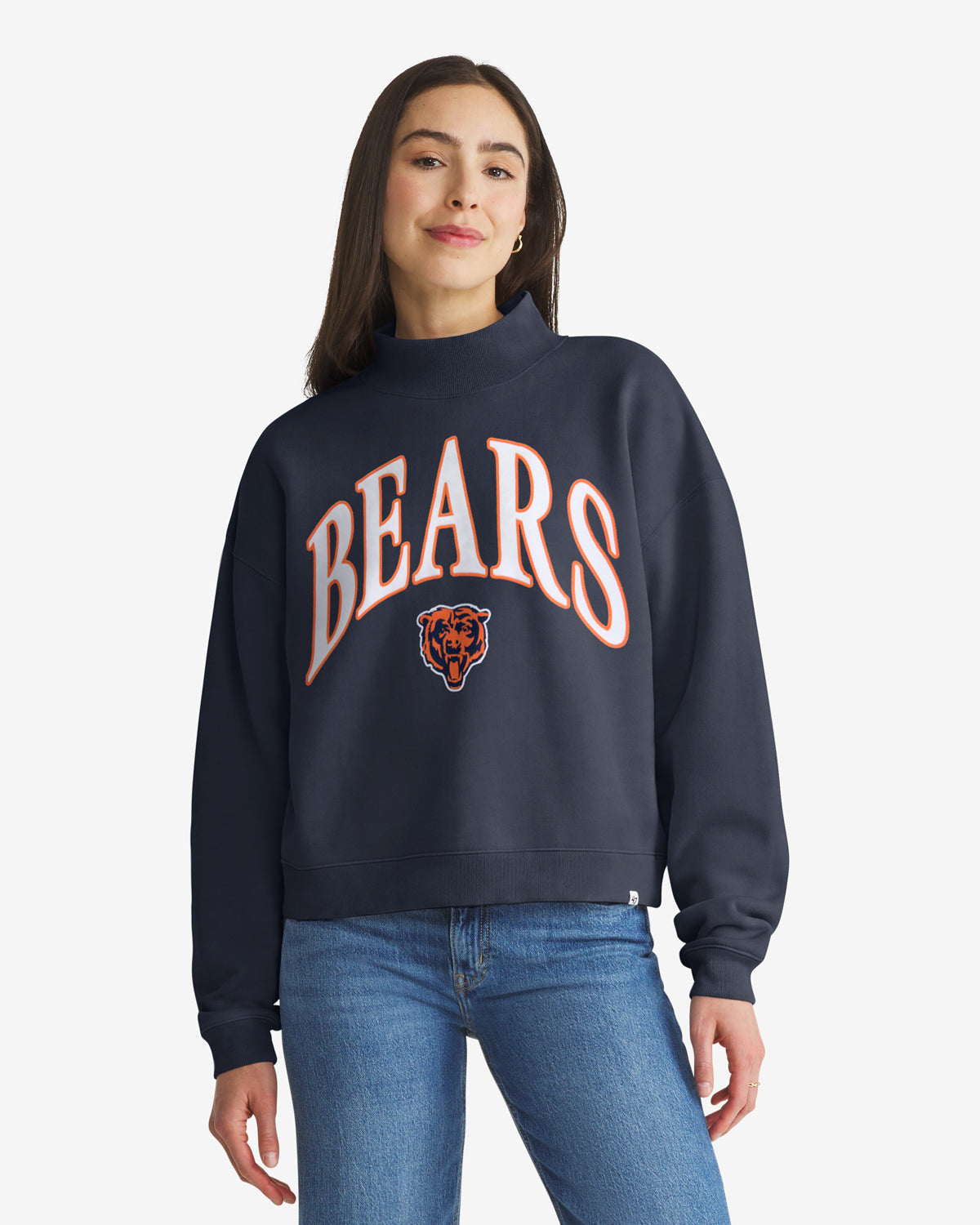 CHICAGO BEARS VANTAGE '47 MOCK NECK WOMENS