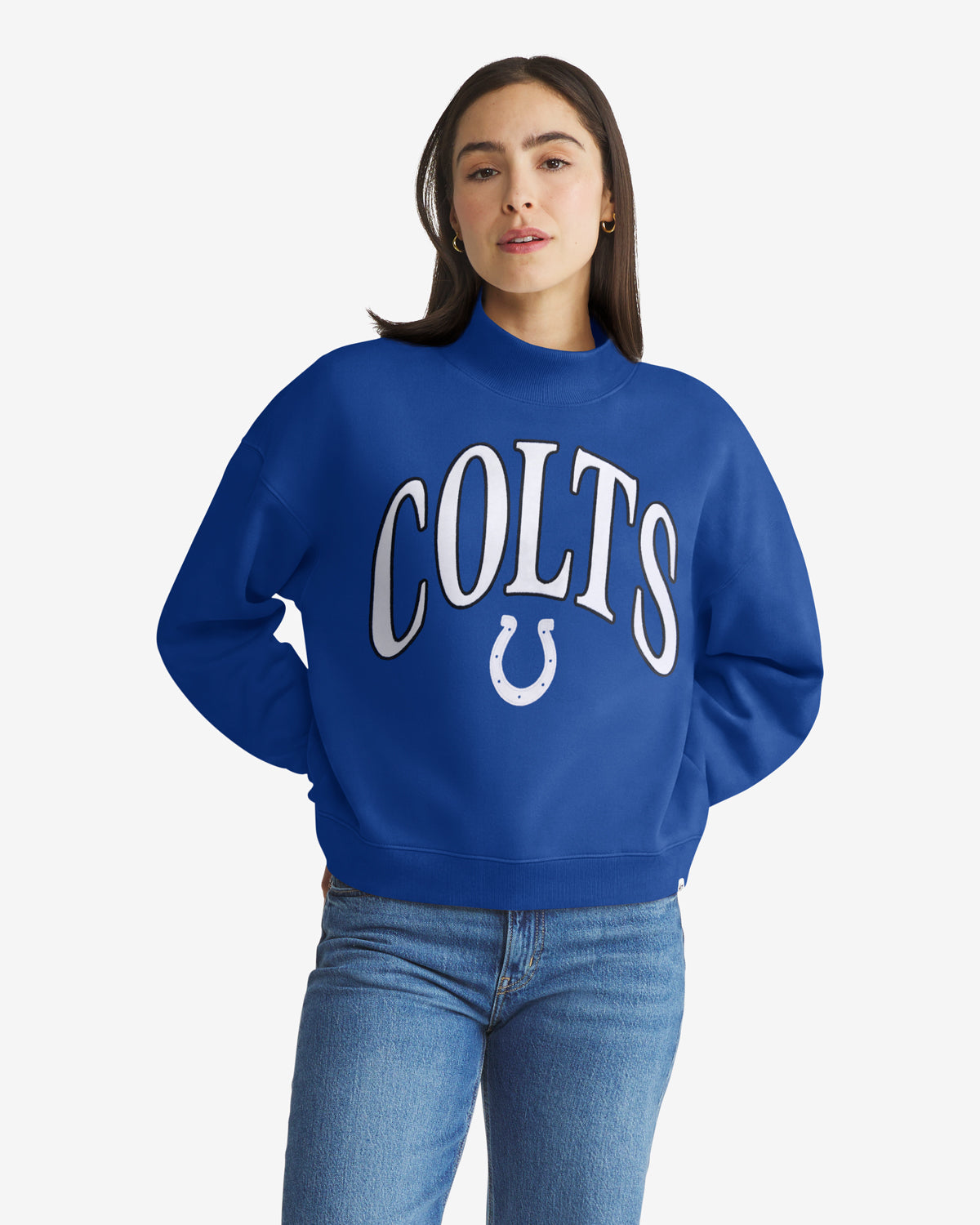 INDIANAPOLIS COLTS VANTAGE '47 WOMEN'S MOCK NECK PULLOVER