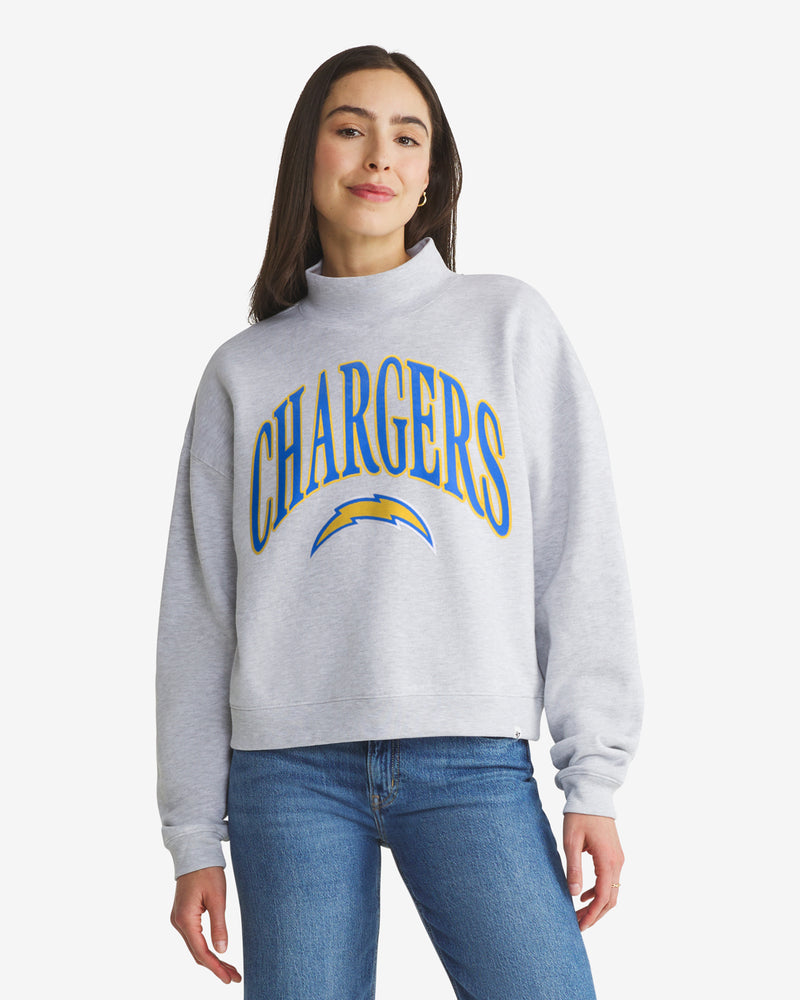 LOS ANGELES CHARGERS VANTAGE '47 WOMEN'S MOCK NECK PULLOVER