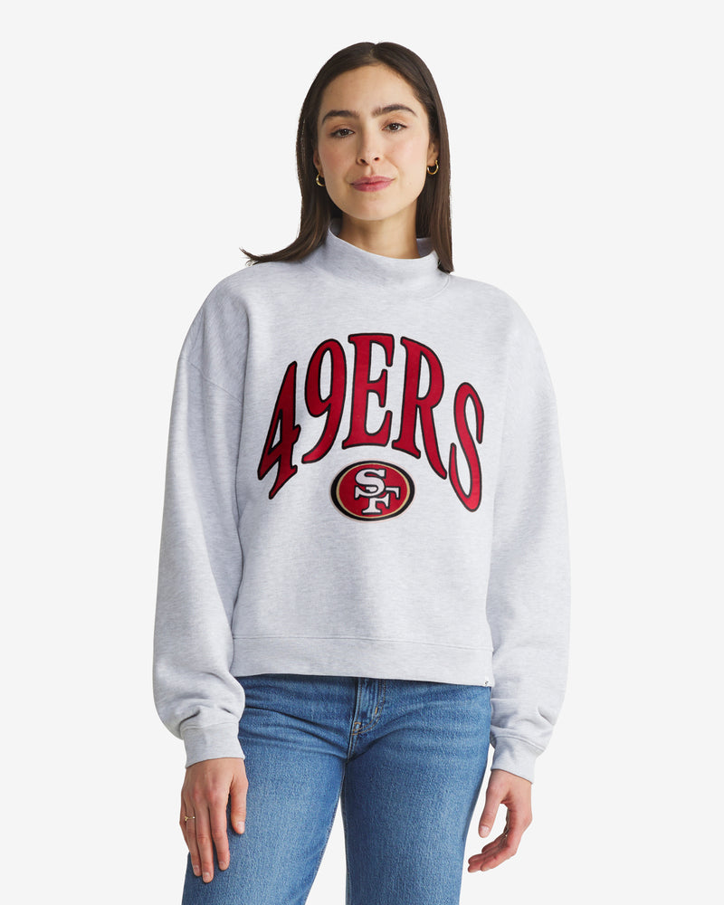 San Francisco 49ers Vantage '47 Mock Neck Pullover Womens