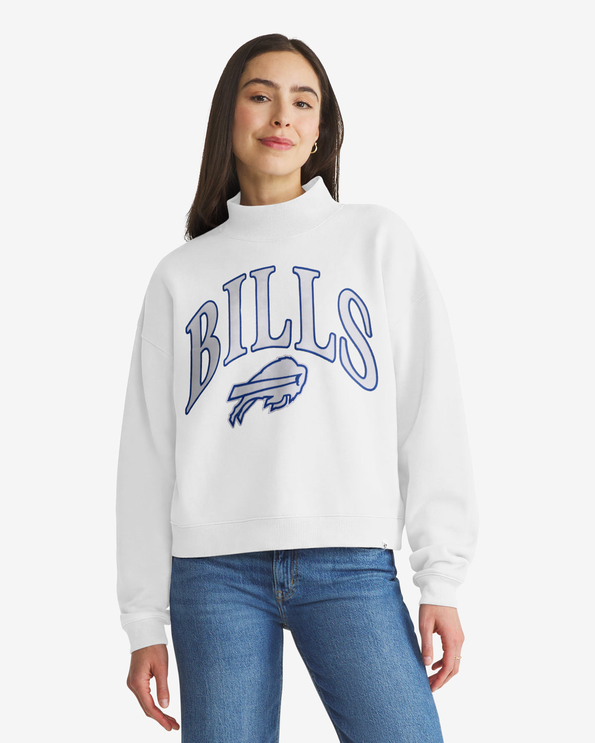 BUFFALO BILLS RIVALRY '47 WOMEN'S VANTAGE MOCK NECK