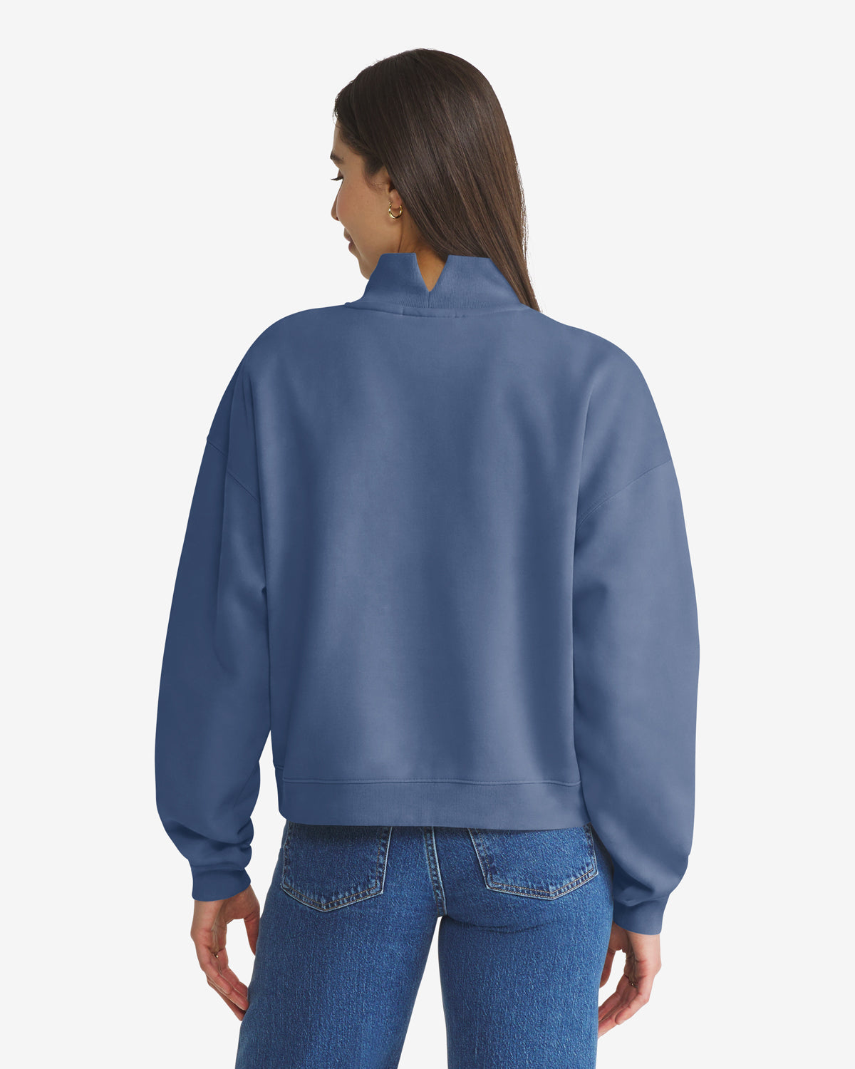 NEW ENGLAND PATRIOTS RIVALRY '47 WOMEN'S VANTAGE MOCK NECK