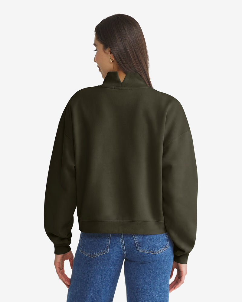 NEW YORK JETS RIVALRY '47 WOMEN'S VANTAGE MOCK NECK