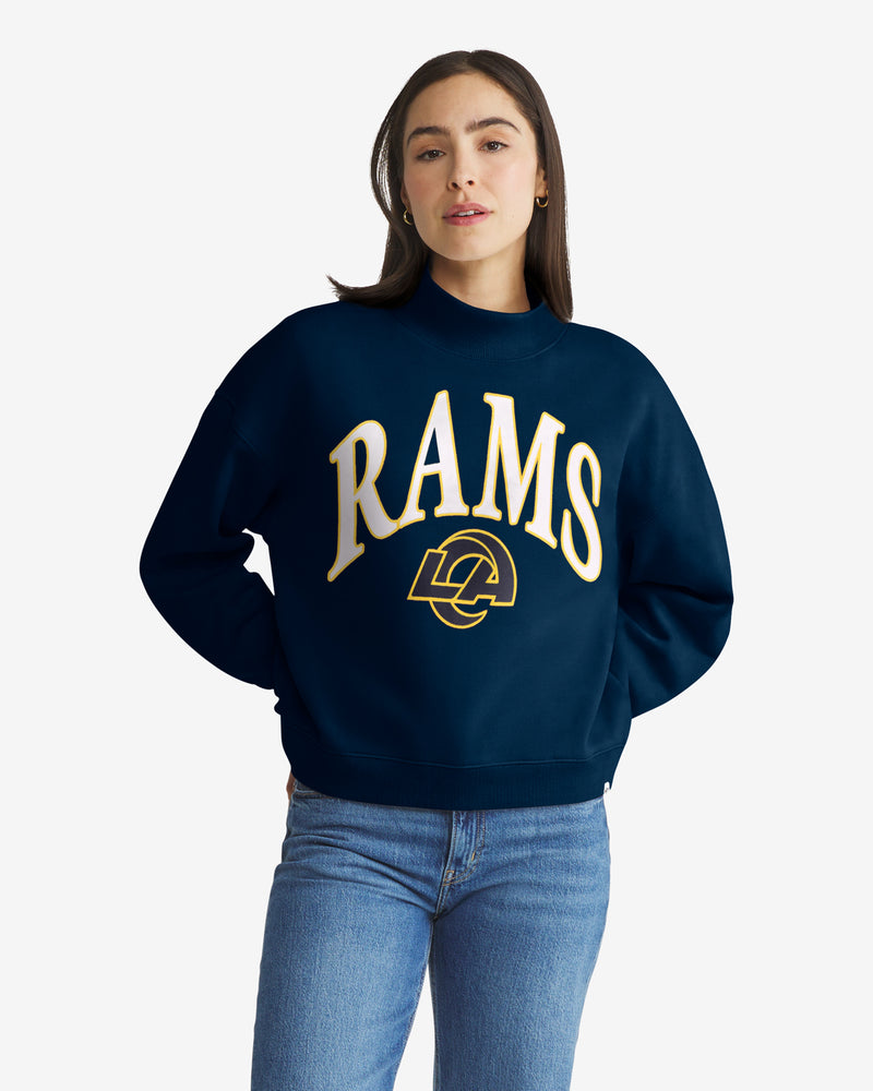 LOS ANGELES RAMS RIVALRY '47 WOMEN'S VANTAGE MOCK NECK