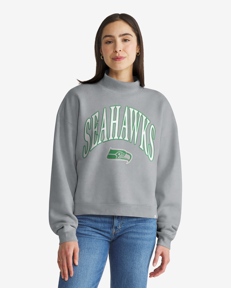 SEATTLE SEAHAWKS RIVALRIES '47 WOMEN'S VANTAGE MOCK NECK