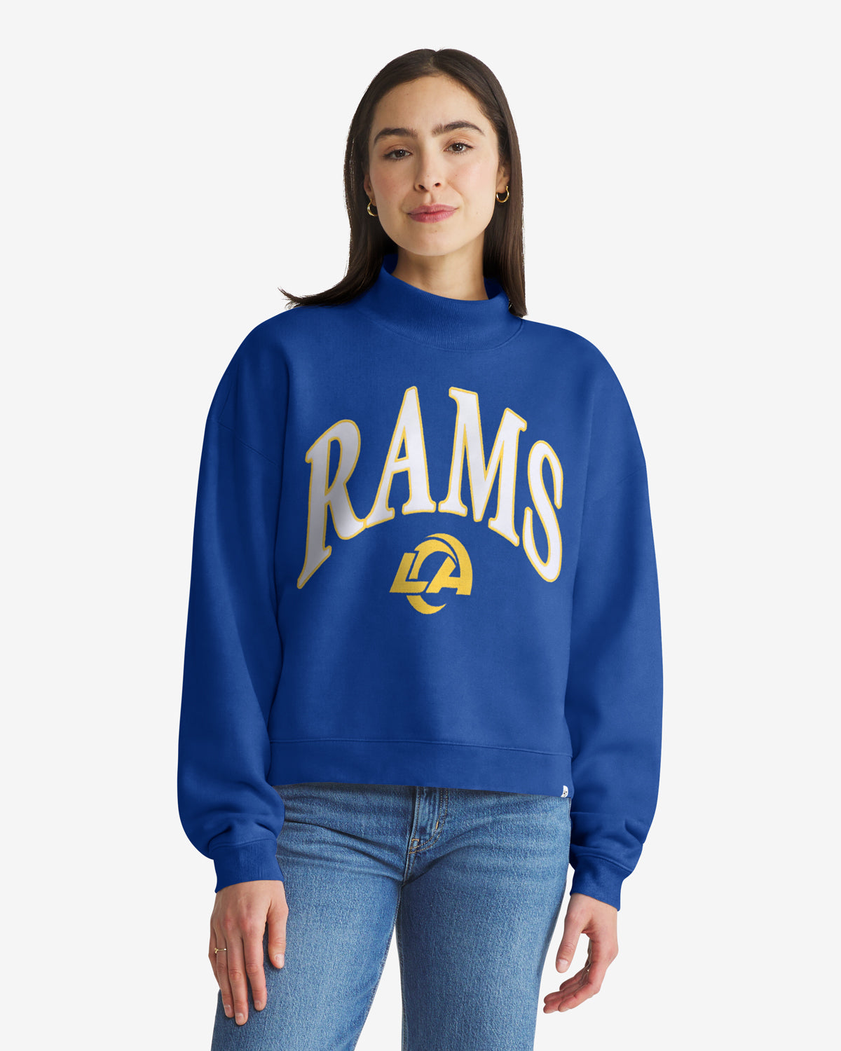 LOS ANGELES RAMS VANTAGE '47 WOMEN'S MOCK NECK PULLOVER