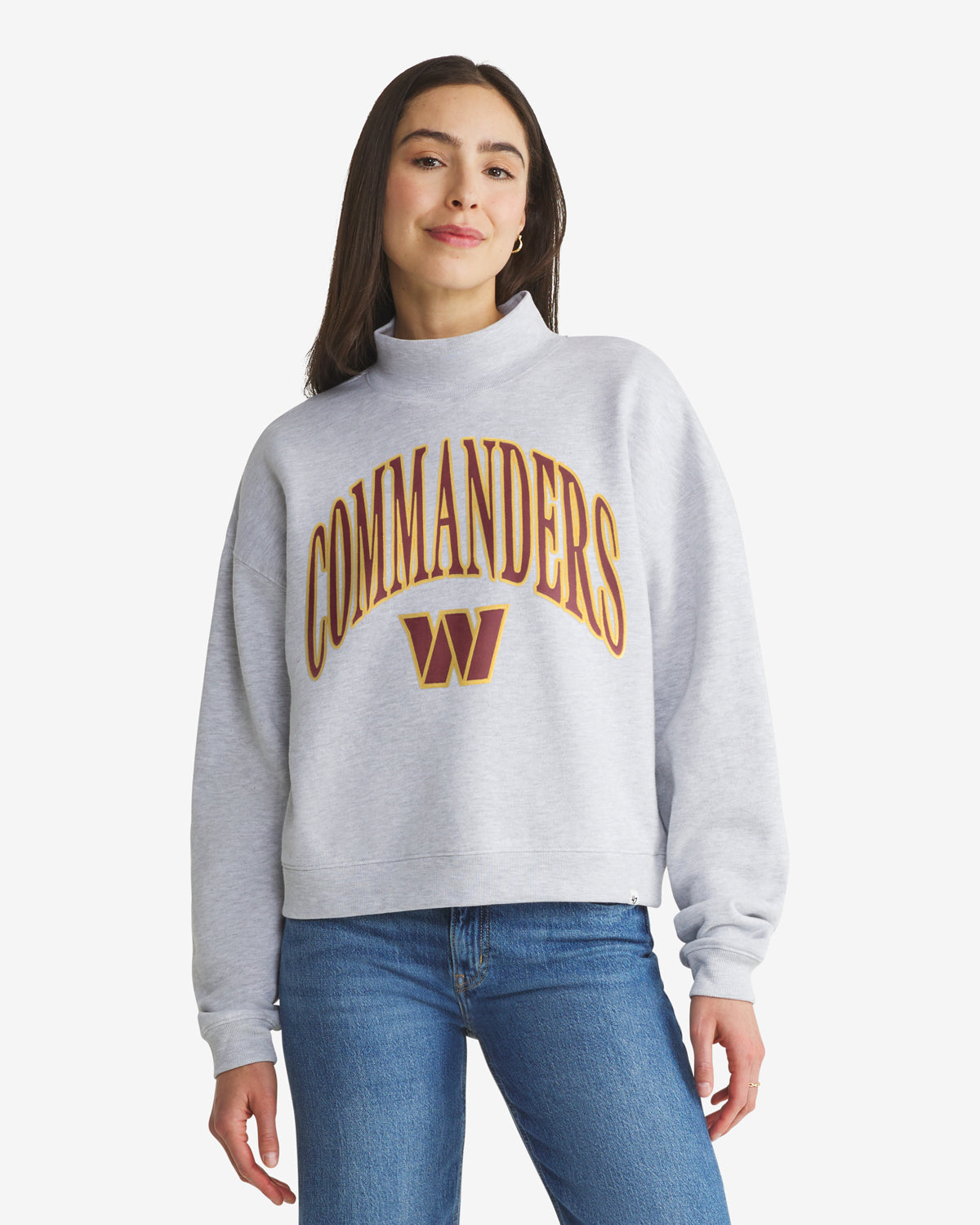 Washington Commanders Vantage '47 Women's Mock Neck Pullover