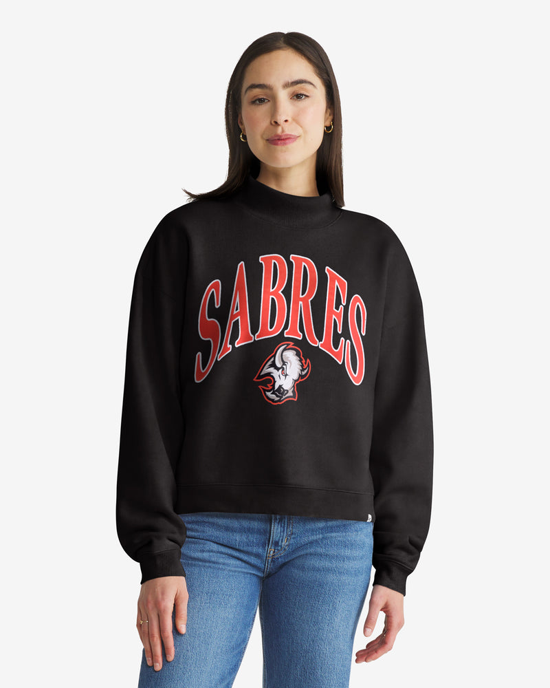 BUFFALO SABRES VANTAGE '47 WOMEN'S MOCK NECK PULLOVER