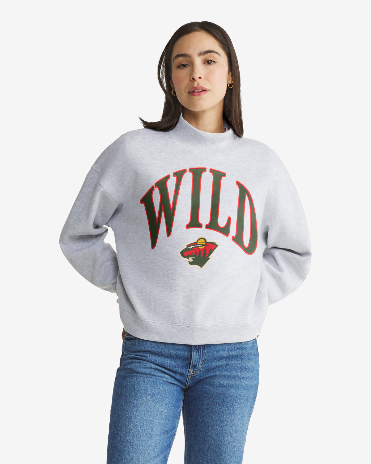 MINNESOTA WILD VANTAGE '47 WOMEN'S MOCK NECK PULLOVER