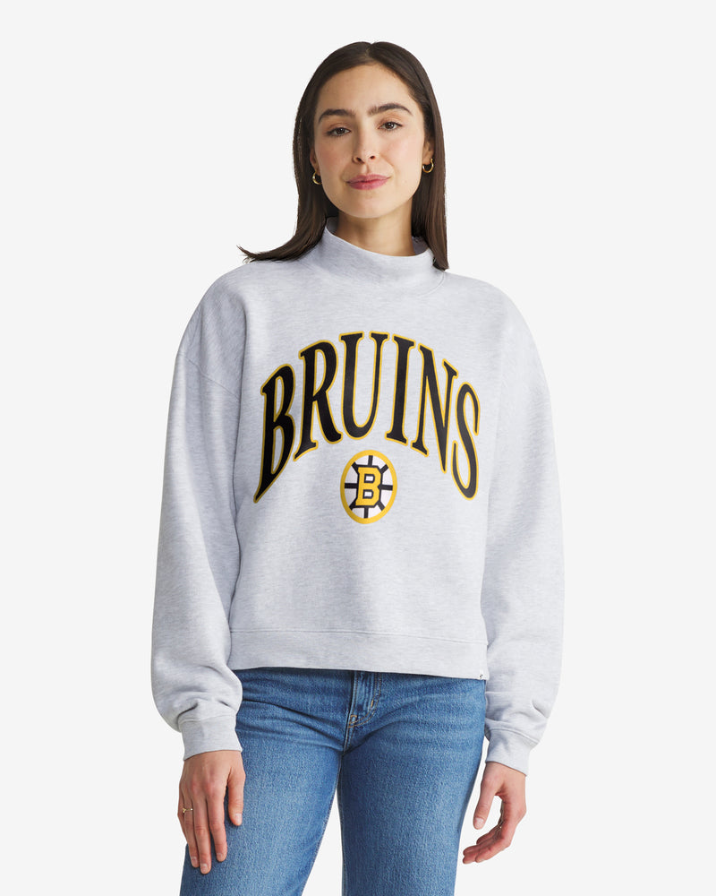 BOSTON BRUINS VINTAGE VANTAGE '47 WOMEN'S MOCK NECK PULLOVER