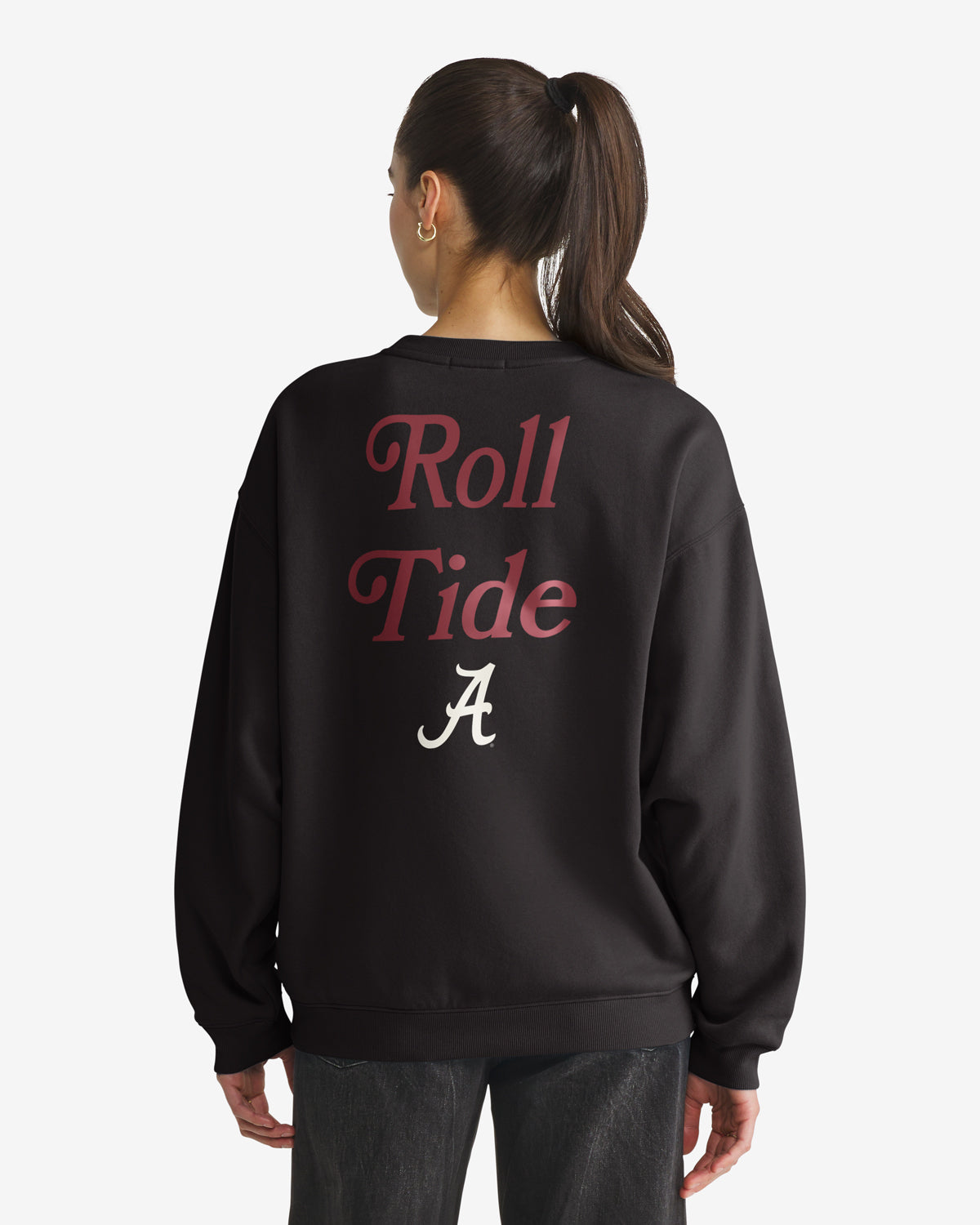 ALABAMA CRIMSON TIDE SHOUT IT OUT '47 OVERSIZED CREW WOMENS