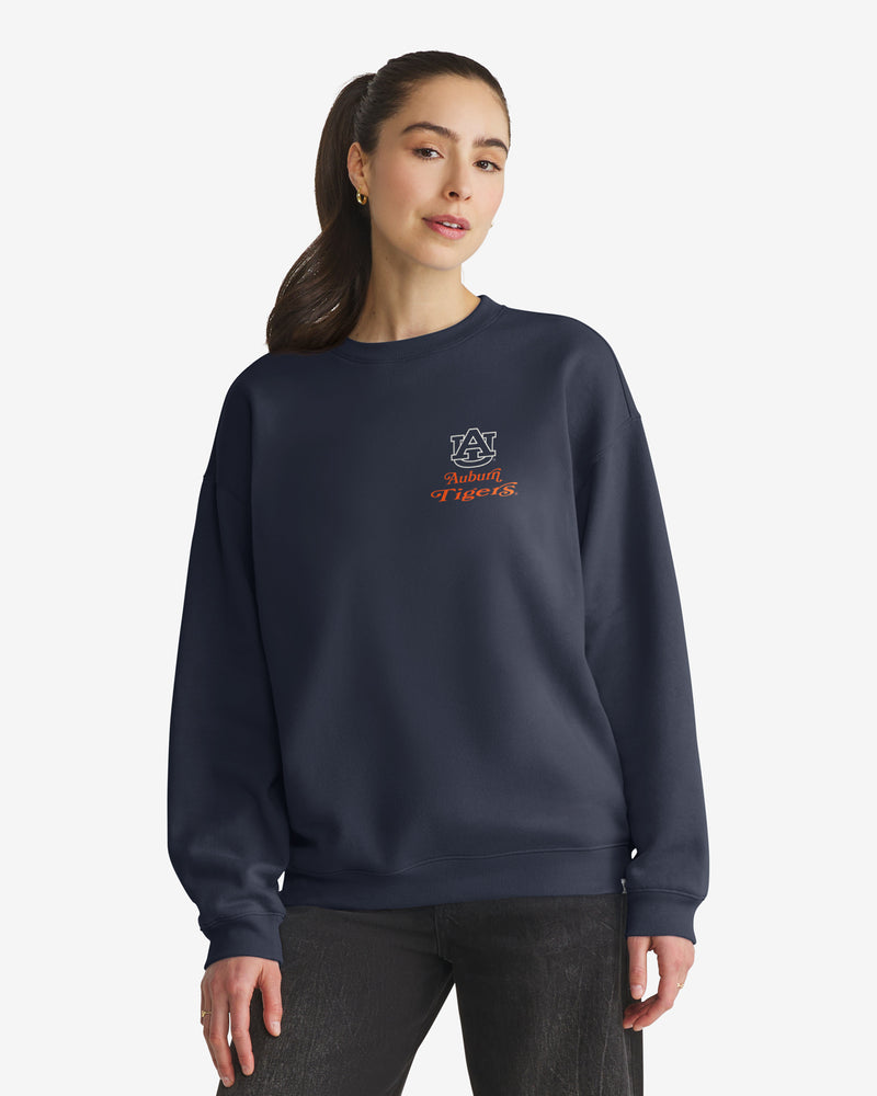AUBURN TIGERS SHOUT IT OUT '47 OVERSIZED CREW WOMENS