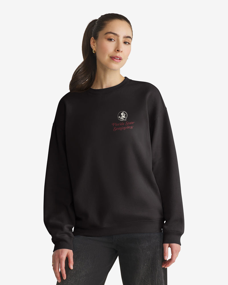 FLORIDA STATE SEMINOLES SHOUT IT OUT '47 OVERSIZED CREW WOMENS