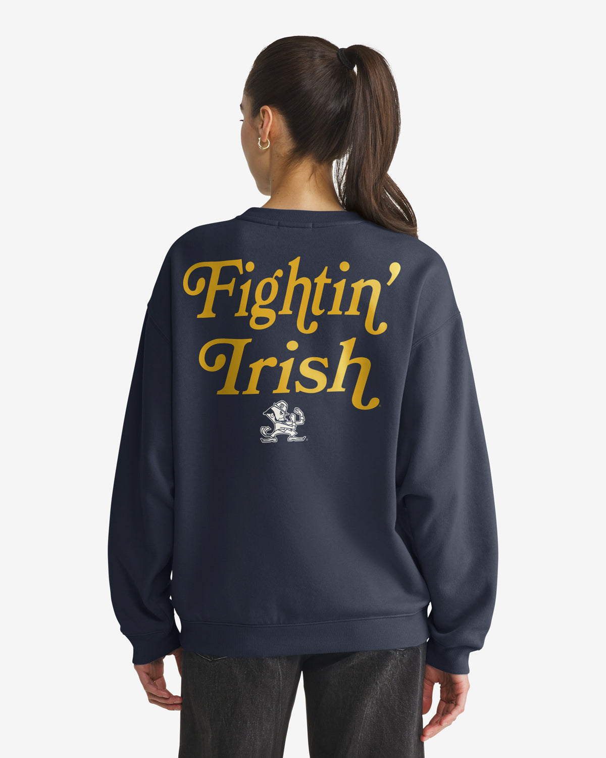 Notre Dame Fighting Irish Shout It Out '47 Oversized Crew Womens