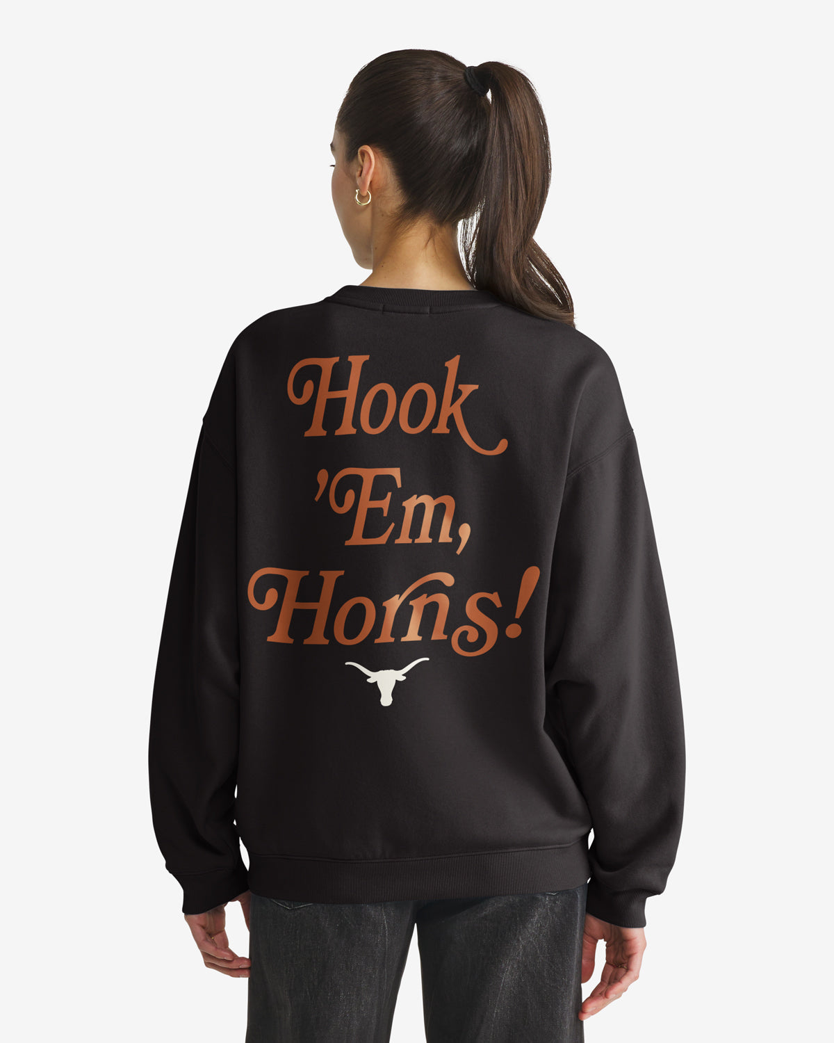 Texas Longhorns Shout It Out '47 Oversized Crew Womens
