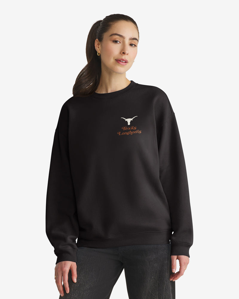 Texas Longhorns Shout It Out '47 Oversized Crew Womens