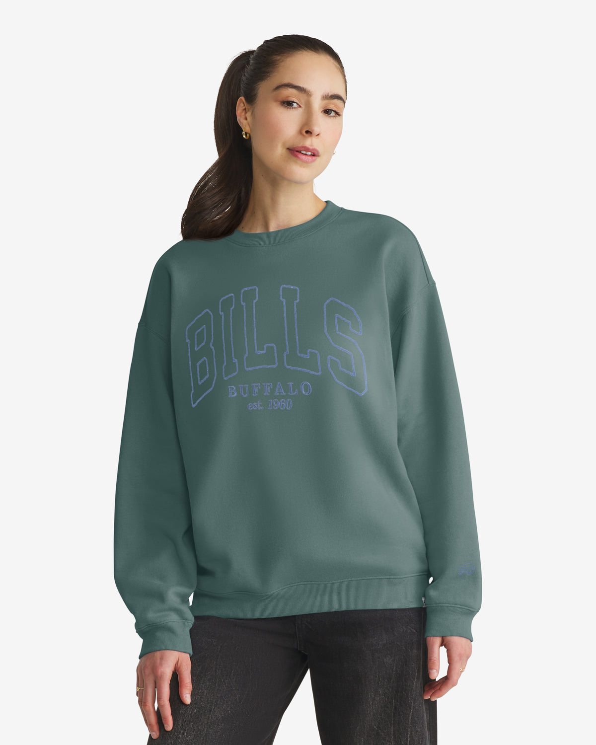 BUFFALO BILLS FORMA LUXE '47 WOMEN'S OVERSIZED CREW